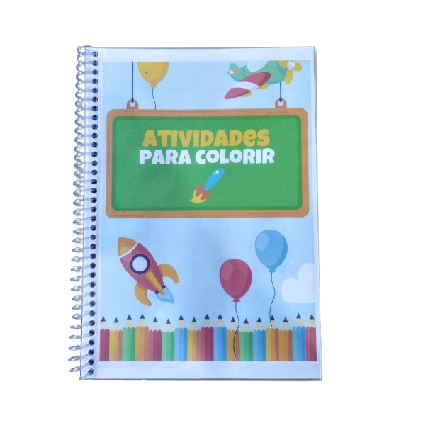 Caderno de Atividades Colorir Pintar a Letra Alfabetização 15x21