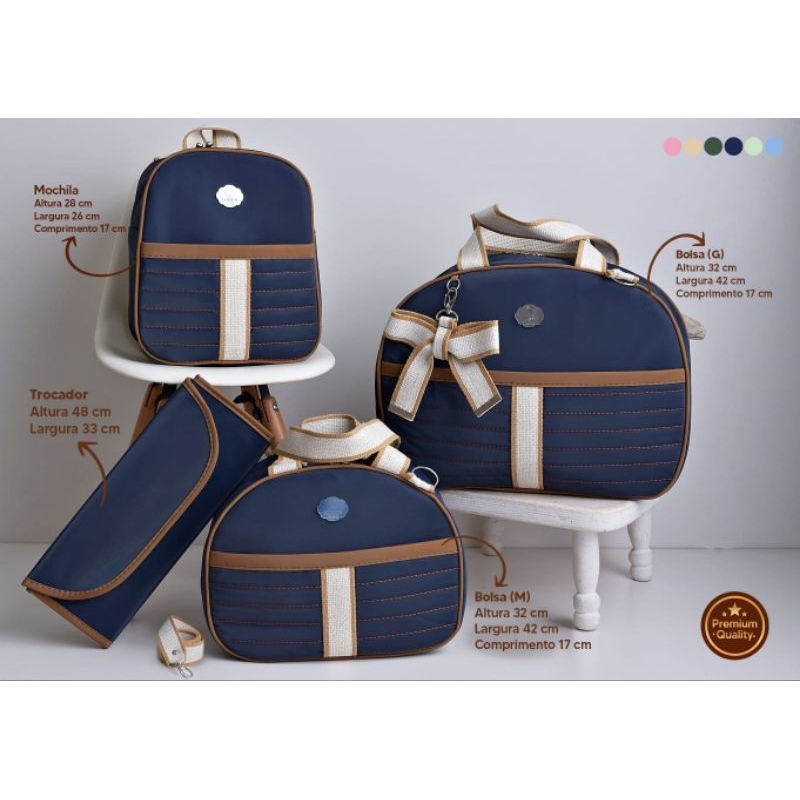 Kit bolsa maternidade lux térmica