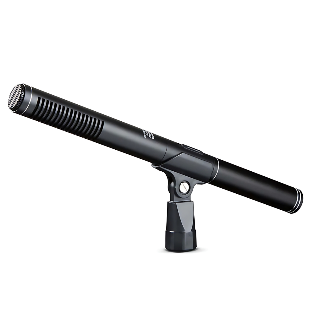 Microfone Shotgun Com Cabo XLR - P2 Com Espuma Anti-vento