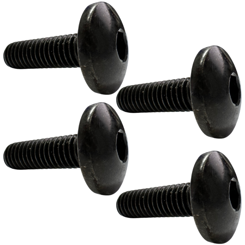 Parafuso Carenagem Paralama Falcon Nc700 Nc750 Tampa Lateral Cb250f Twister Aba Seta Tenere250 Allen Preto M6x20 4pc — imagem 2 de 2