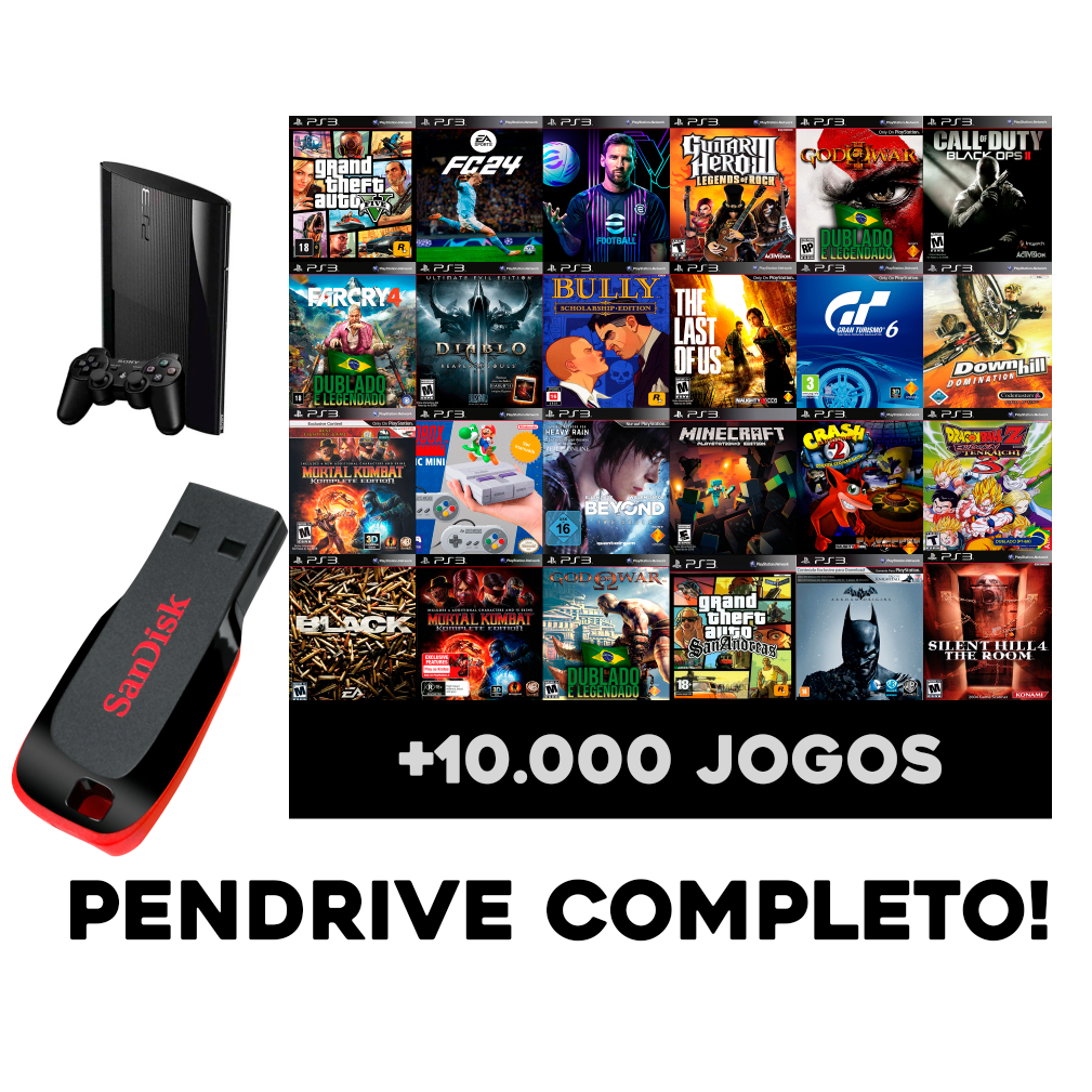 Jogos de PS3 10.000 Original (ENVIO RÁPIDO)