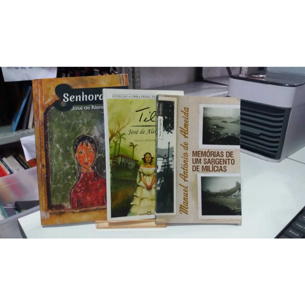 KIT - 3 LIVROS LIT. BRASILEIRA: MEMÓRIAS DE UM SARGENTO DE MILÍCIAS + TIL + SENHORA - LIT. BRASILEIRA