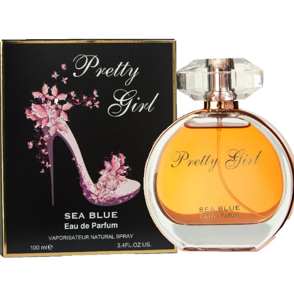 Perfume Pretty Girl 100ml Feminino Importado Sea Blue