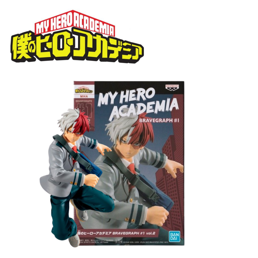 Banpresto Action Figure Shoto Todoroki Vol.2 My Hero Academia Bravegraph #1 Ref.: 18443