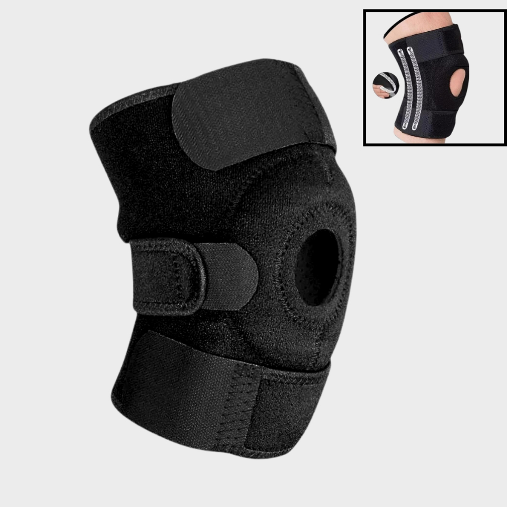 Joelheira Compressão Articulada Tala Lateral Fisioterapia Ortopedica Unissex Para Vôlei em Oferta na Shopee