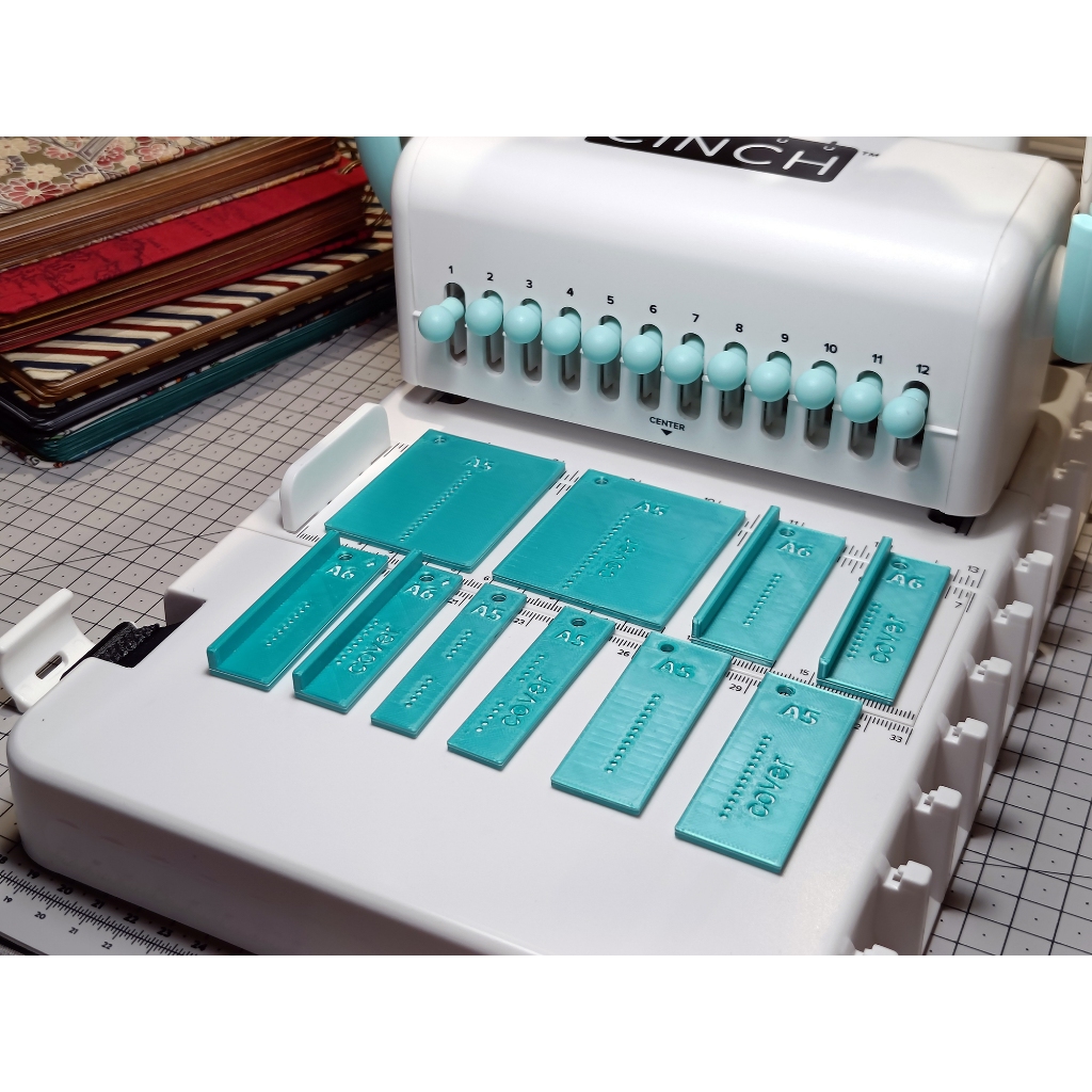 Kit Gabarito The cinch 2x1 para furo quadrado e redondos A6 e A5 Wire-o em Oferta na Shopee