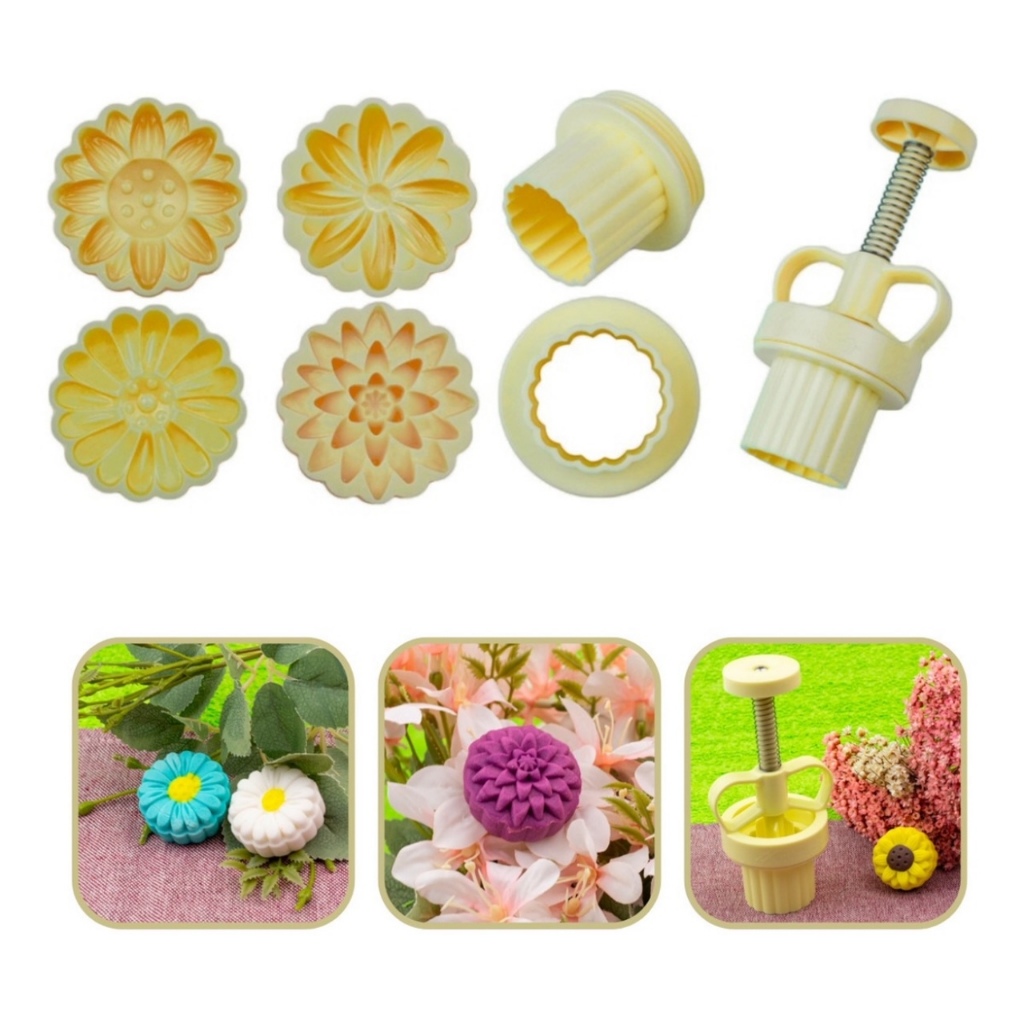 Ejetor Max Flores Petalas Para Moldar Marcar Brigadeiros Docinhos Festas Bluestar em Oferta na Shopee