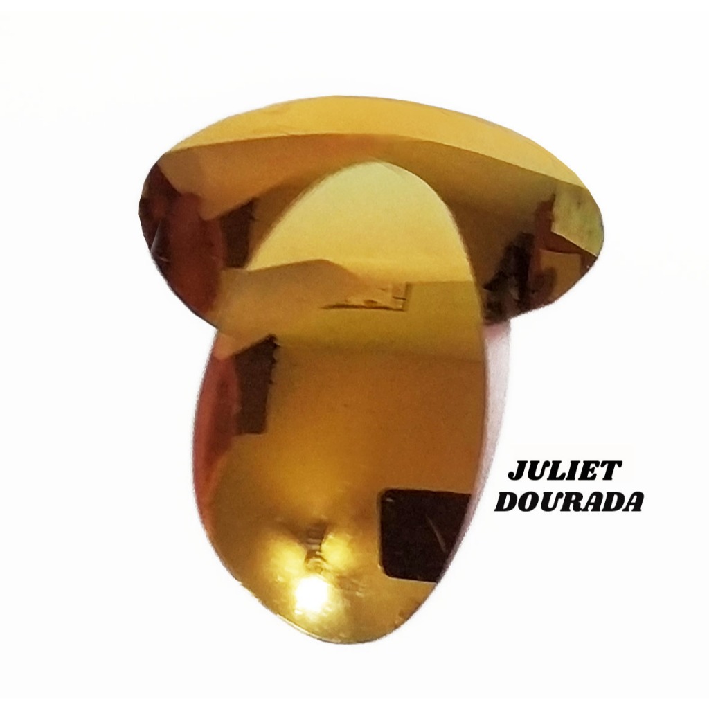 LENTE PARA OCULOS JULIETE DOURADA 24 K POLARIZADA COM PROTEÇÃO UV UVA 400