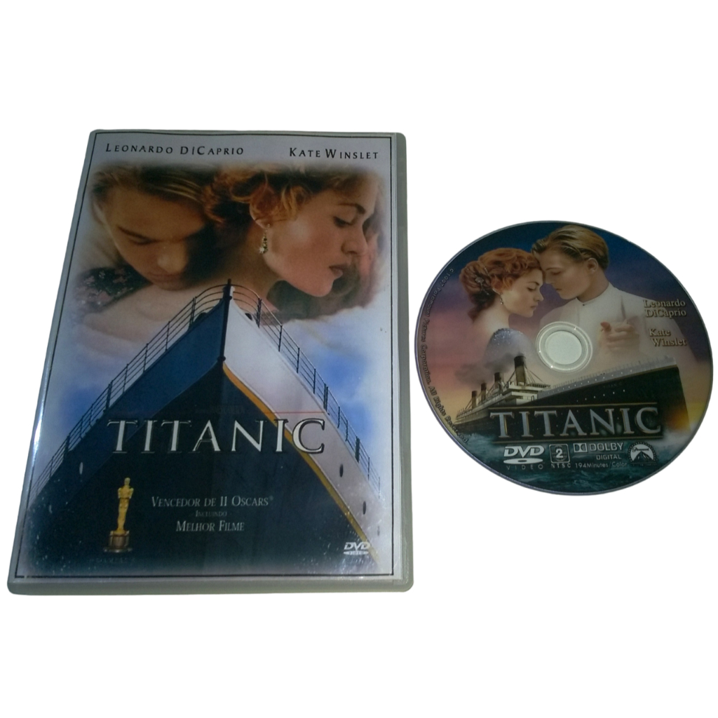 DVD Diamante de sangue (Dublado e Legendado) Titanic (Dublado e Legendado)