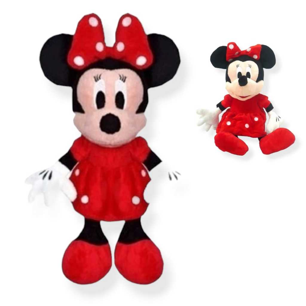 MINNIE VERMELHA Pelúcia Fofinha Antialérgica -Original Linda
