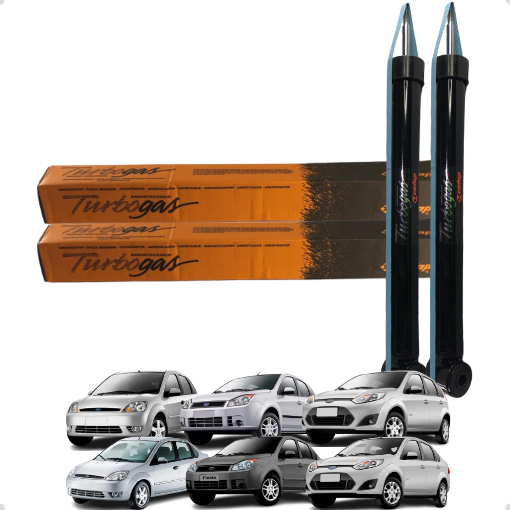 Par Amortecedor Traseiro Cofap Fiesta Rocam 1.0 1.5 1.6 em Oferta na Shopee