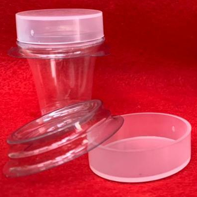 Tampa e Porta-Pão para Cálice de Santa Ceia. 100 unidades.ATENÇÃO: SOMENTE TAMPA E PORTA-PÃO , TEMOS TBM O KIT COMPLETO EM NOSSA LOJA. em Oferta na Shopee