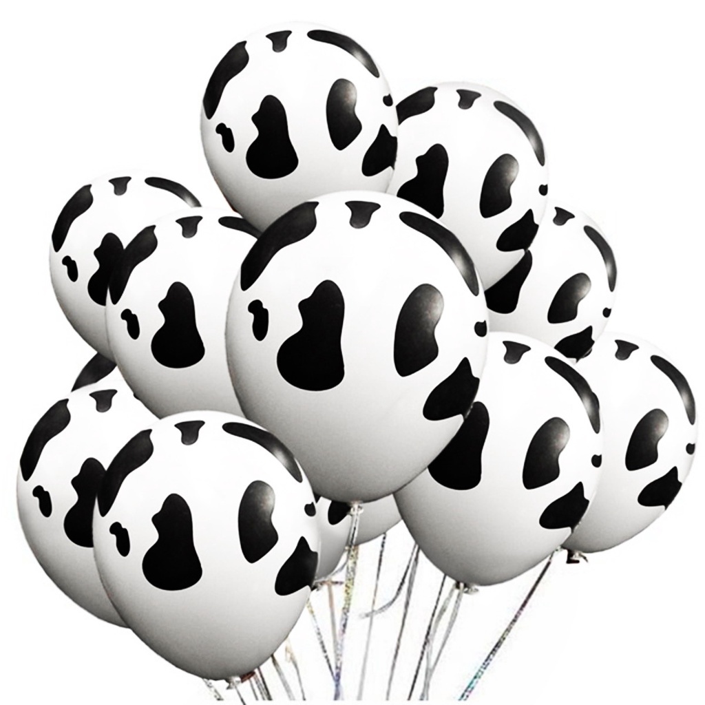 Balões Bexiga Safari Fazendinha Vaquinha C/25 Unidades Decoração Festa