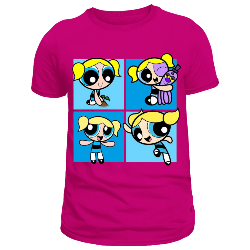 Camiseta Infantil Meninas Super Poderosas Lindinha Docinho e Florzinha Blusa 100% Algodão Envio