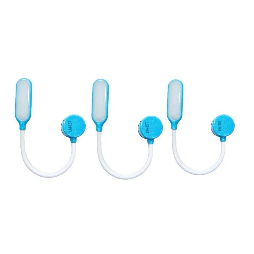 Kit 3 Luminária Lâmpada Led Touch Haste Flexível Maquina Costura