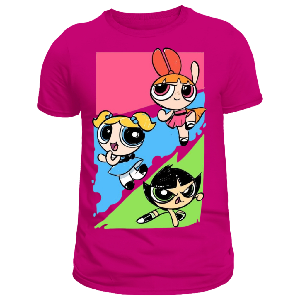 Camiseta Camisa Meninas Super Poderosas Blusa Feminina 100% Algodão Docinho Florzinha Lindinha Envio