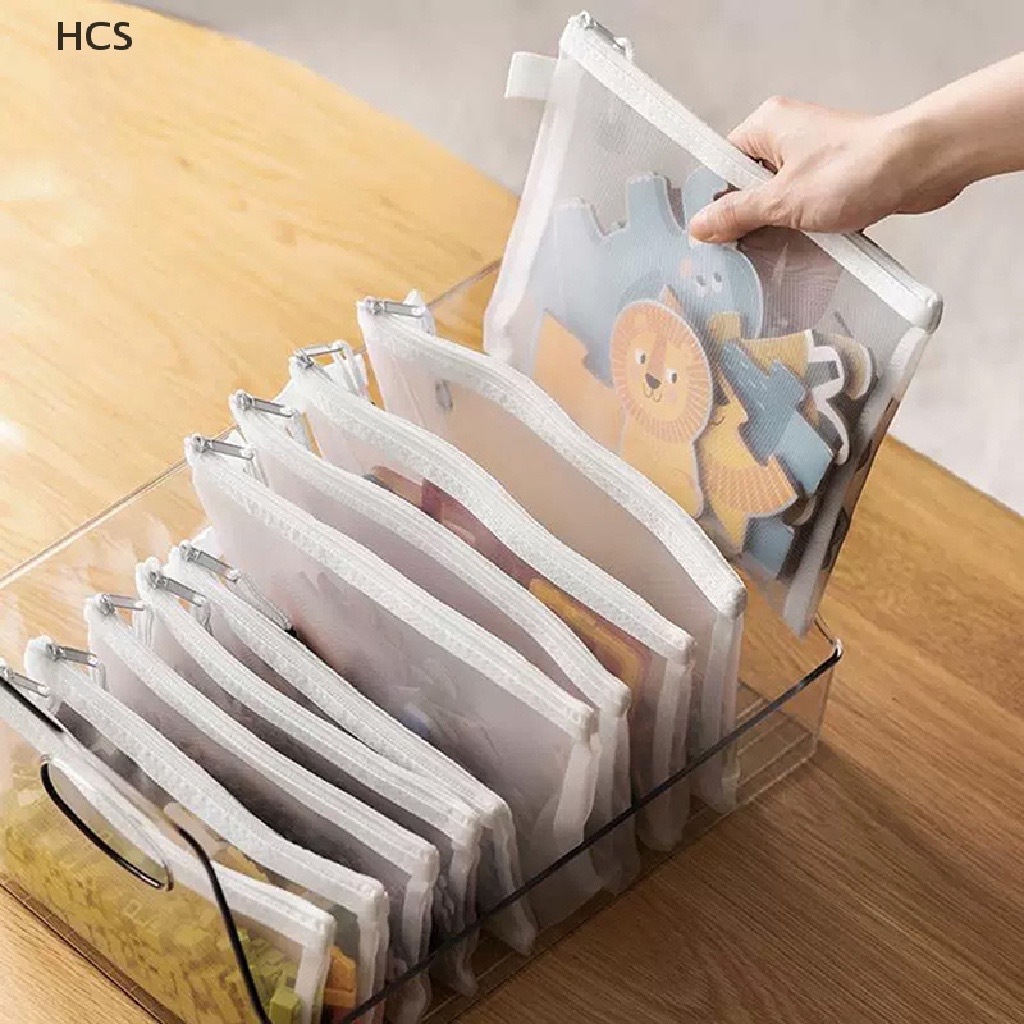 Kit 03 Saco De Armazenamento Saquinho De Organizador Arquivo Com Zíper À Prova D'água Pastas Escolar em Oferta na Shopee