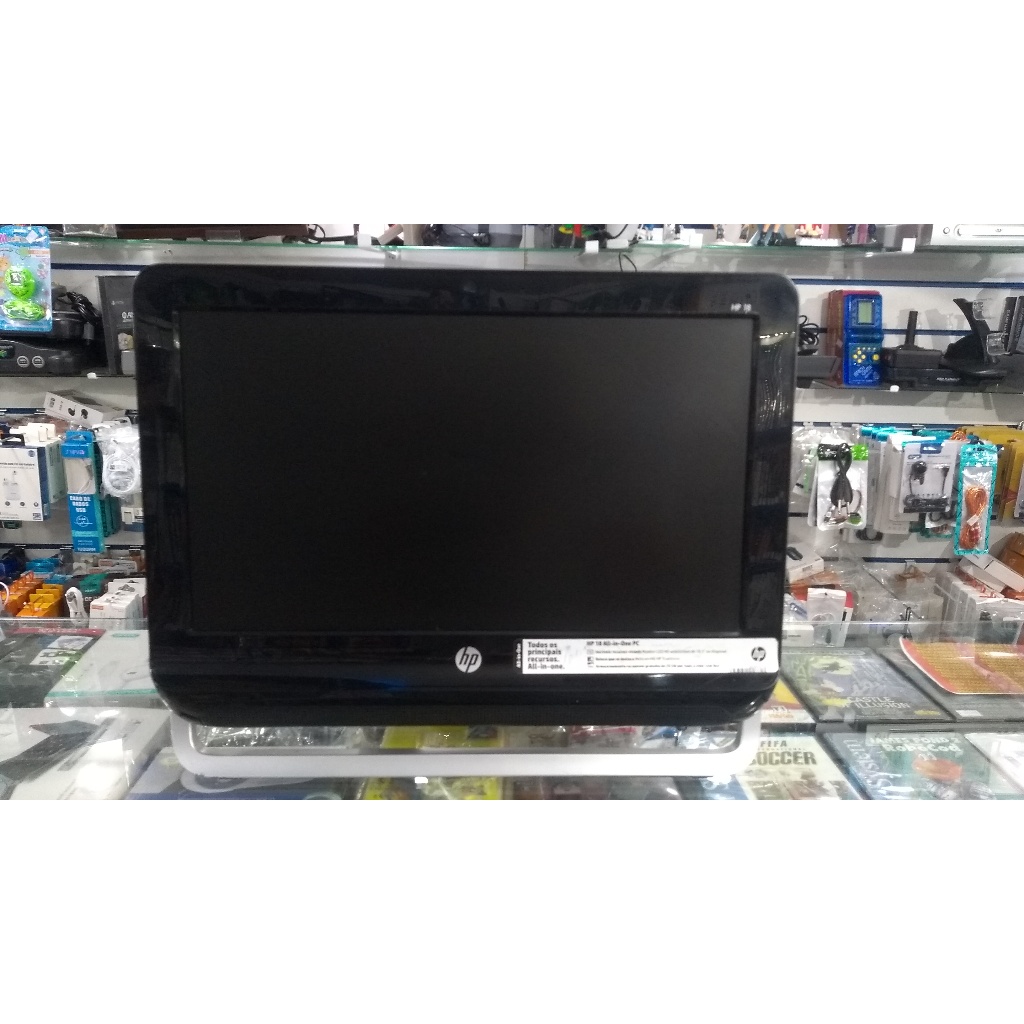 defeito sucata Computador HP Pavilion 23 All-in-One tela trincada