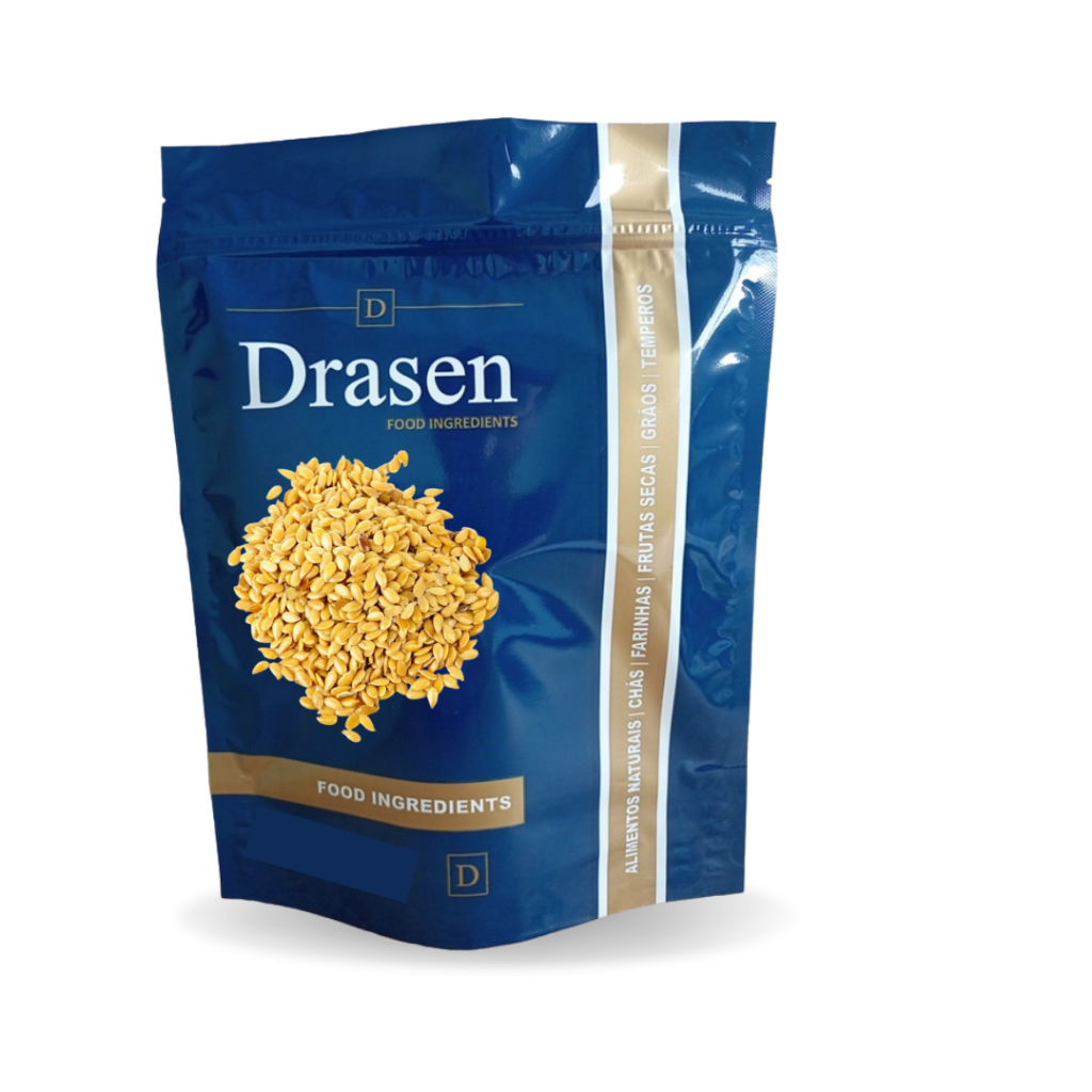 Semente de Linhaça Dourada (500g ou 1kg) - Drasen Food em Oferta na Shopee