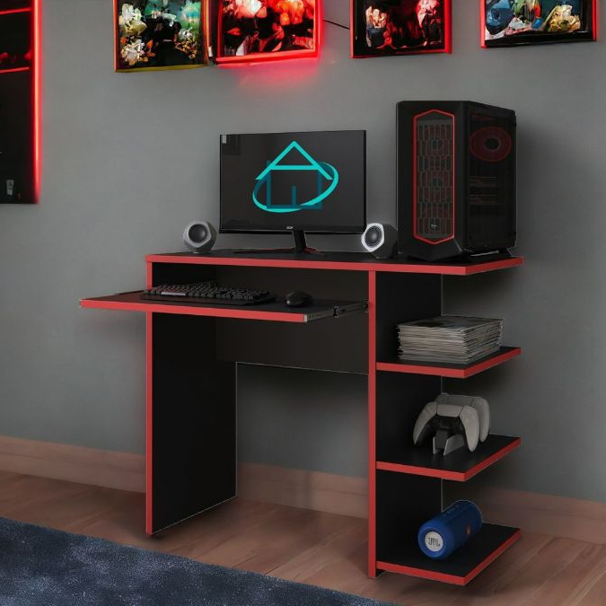 Mesa Escrivaninha Para Computador Escritório Pc Gamer RTX E&A - COR — imagem 2 de 2