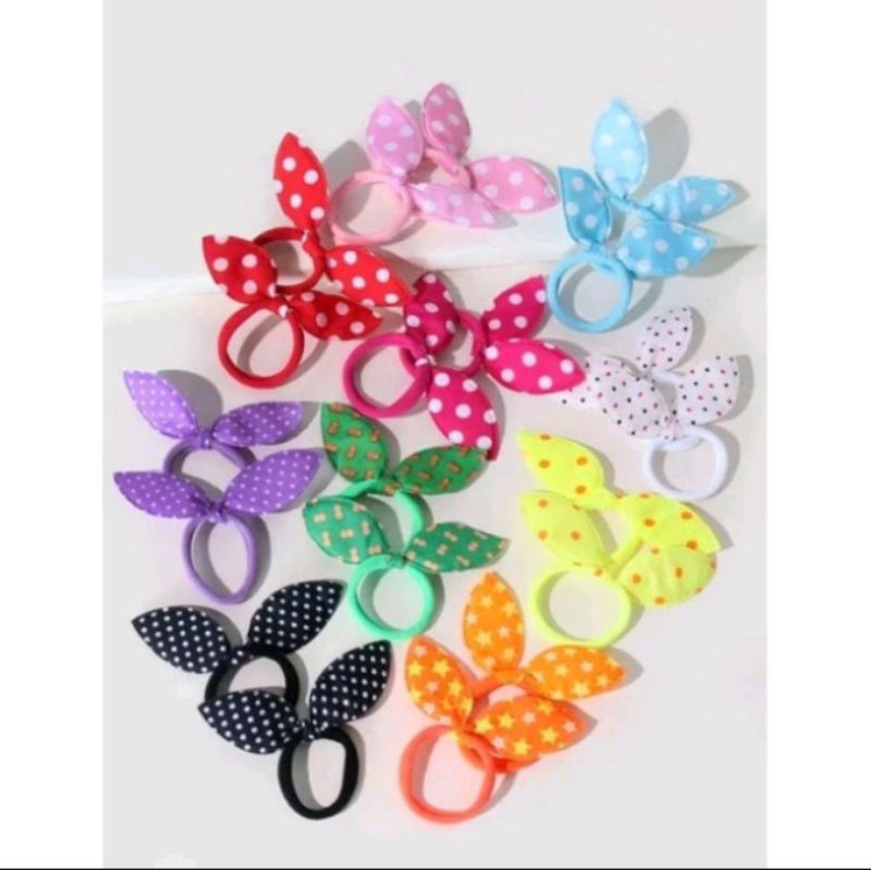 kit Com até 20 Unidades de Xuxinha de Meia Acessório de Cabelo Infantil Scrunchies Rabico em Oferta na Shopee