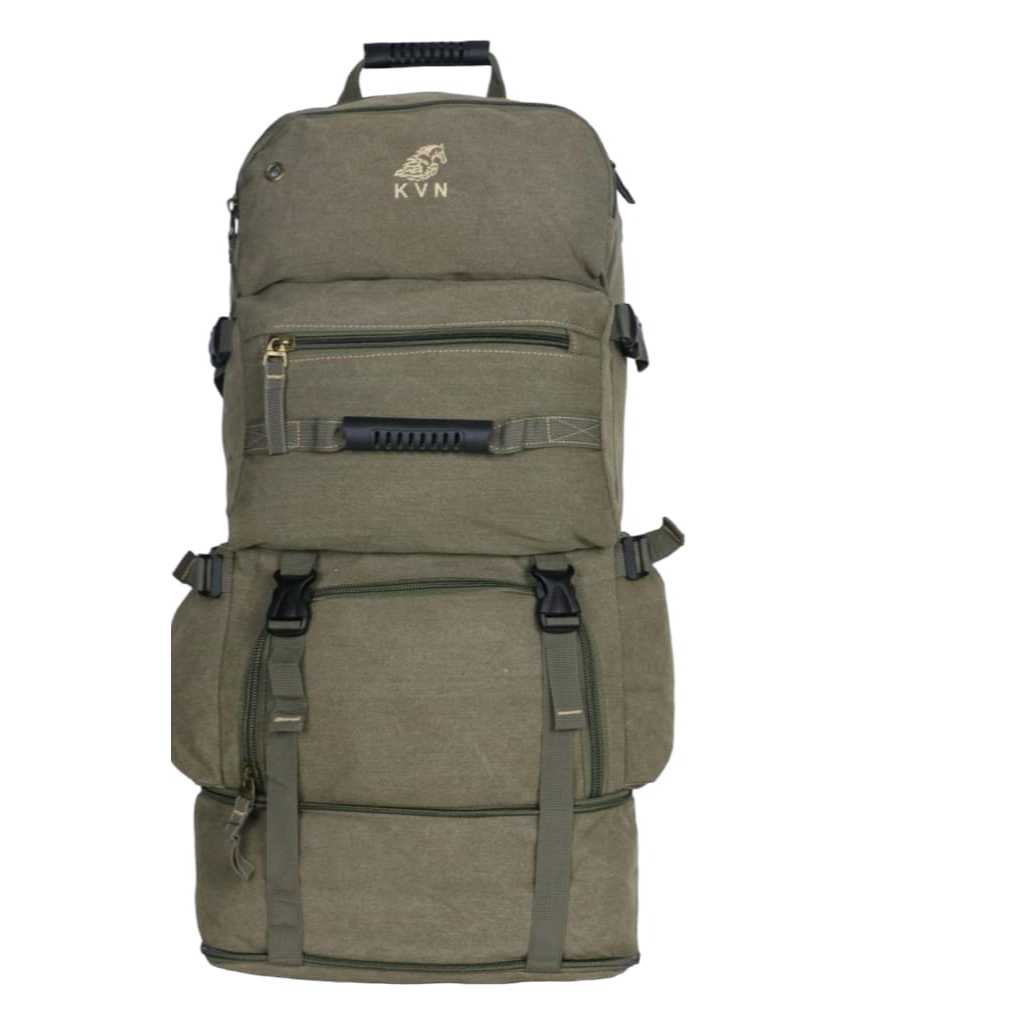 Mochila Camping Lona  Expansiva Unisex  Reforçada  Desenho do tecido KVN 2205