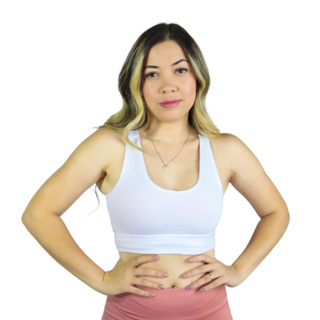 Top Fitness Feminino para Malhar Moda Academia nadador sem bojo em Oferta na Shopee