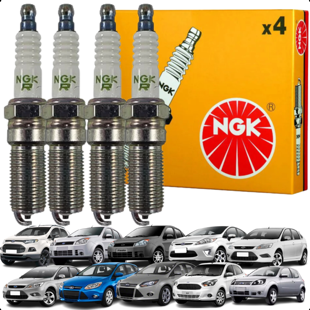 Jogo De Velas Ngk Ford New Ecosport Fiesta Focus Ka Sigma Sedan