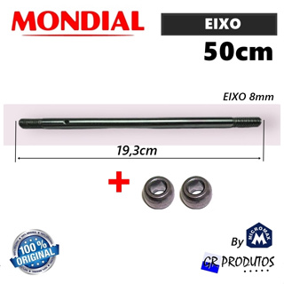 Eixo e Buchas Ventilador Mondial 50cm Vt51/vt52 19,3cm em Oferta na Shopee