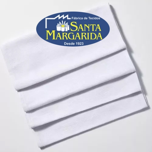 Kit 5 Pano de Prato (Chá) 1,00mt x 0,70cm - Santa Margarida em Oferta na Shopee