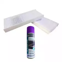 Filtro De Ar Condicionado J3 Jac3 (par) + Higienizador CES4991