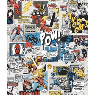Papel de Parede adesivo Lavável Marvel Heróis Casa 3x50 em Oferta na Shopee