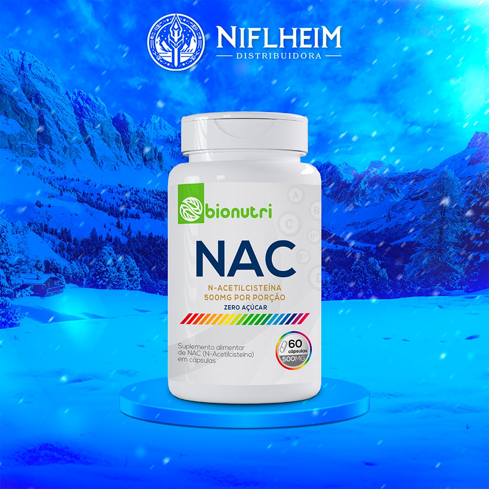 Nac (N-Acetilcisteína) 60 Cápsulas 500mg