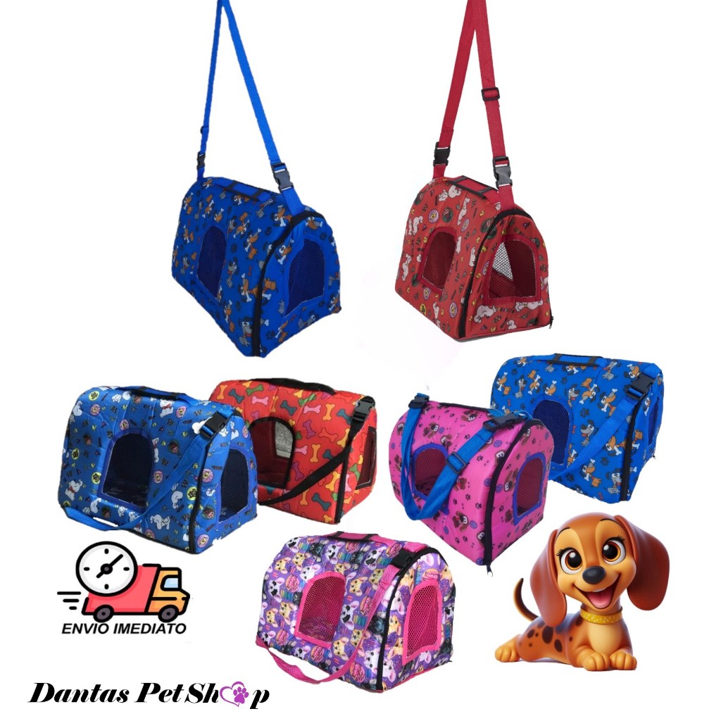 Bolsa Mala Casinha Luxo Transporte de Pet Para Cachorro Gato Coelho Para Viagem Passeio Avião M e G