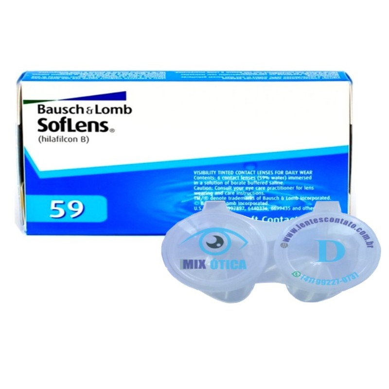 lentes de contato soflens 59 grau Bausch & Lomb