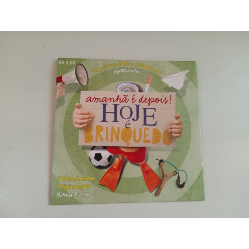CD Berna vieira amanhã é depois hoje é brinquedo ótimo estado mídia e capa