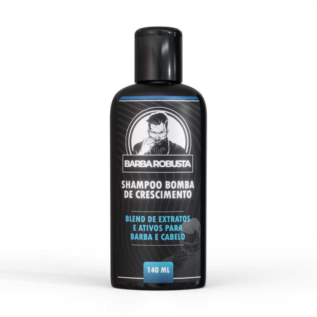 shampoo para barba limpeza e hidratacão barba robusta