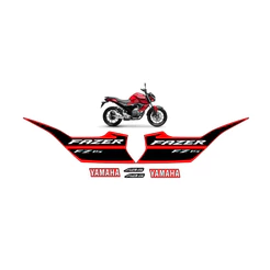 Faixa de Moto Yamaha FZ15 2022 2023 2024 Kit Personalizado Modelo Original