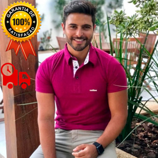 Camisa Gola Polo Masculina Marsala Algodão Fio 30.1 Moda Casual Premium Anatomica Não Desbota em Oferta na Shopee