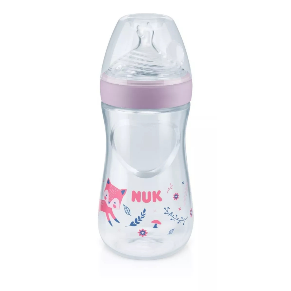 Mamadeira Essence Smart Flow 270ml +6 Meses Rosa- Nuk