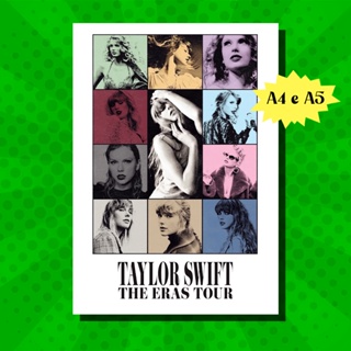Pôster Taylor Swift The Eras Tour (Atualizado Leg 2024) em Oferta na Shopee