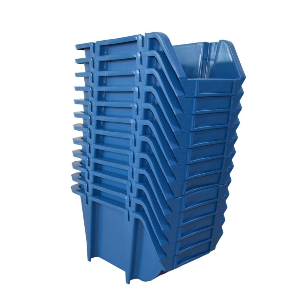 Kit 12 Caixas Bin 7 Empilhavel, Encaixavel e Expansivel em Oferta na Shopee