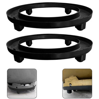 Suporte Base Muito Resistente de Plástico Preto para Botijão de Gás