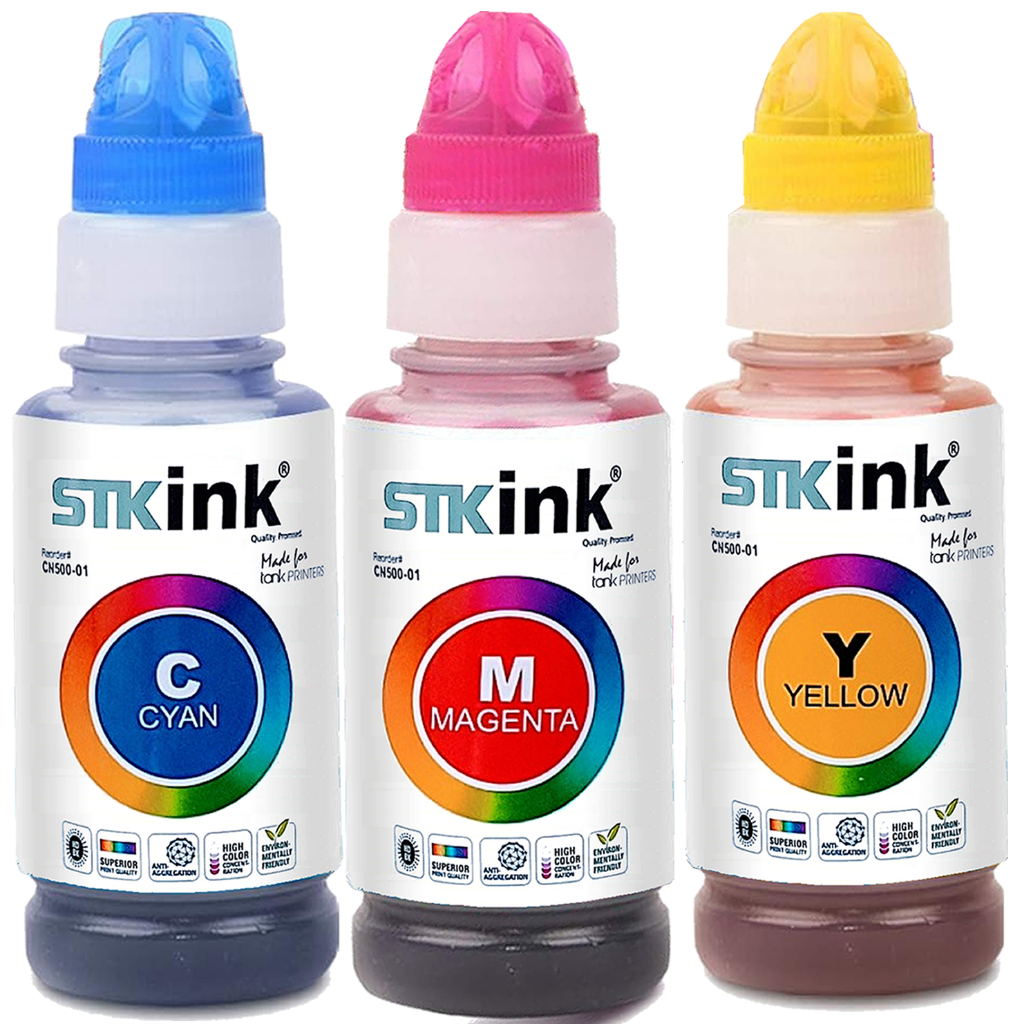 3x Tinta compatível EPSON L1300 T1110 C110 T33 TX525 TX515 T664 664