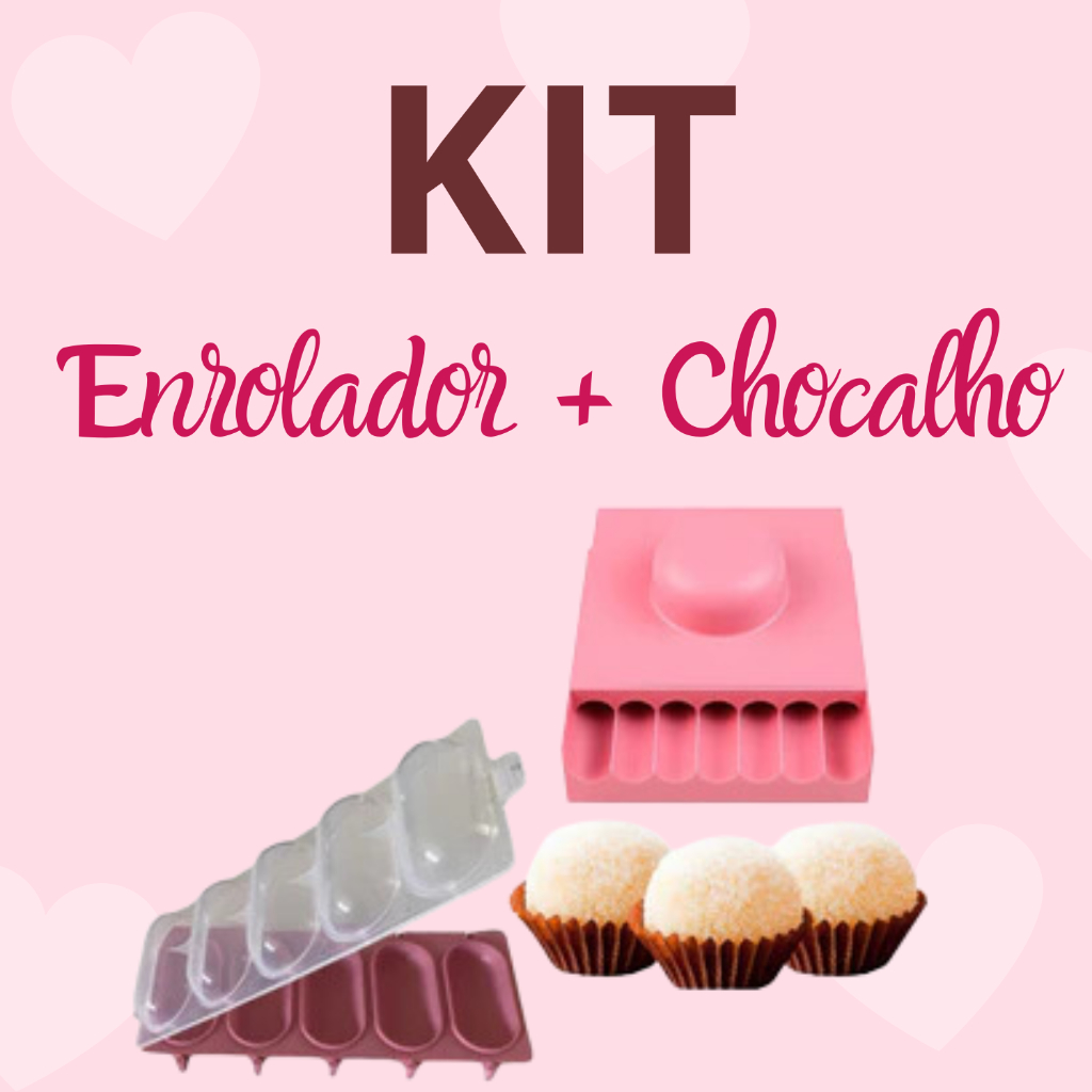 KIT ENROLADOR DE DOCES + CHOCALHO PARA CONFEITOS – CHOCOBRAZ BLUESTAR em Oferta na Shopee