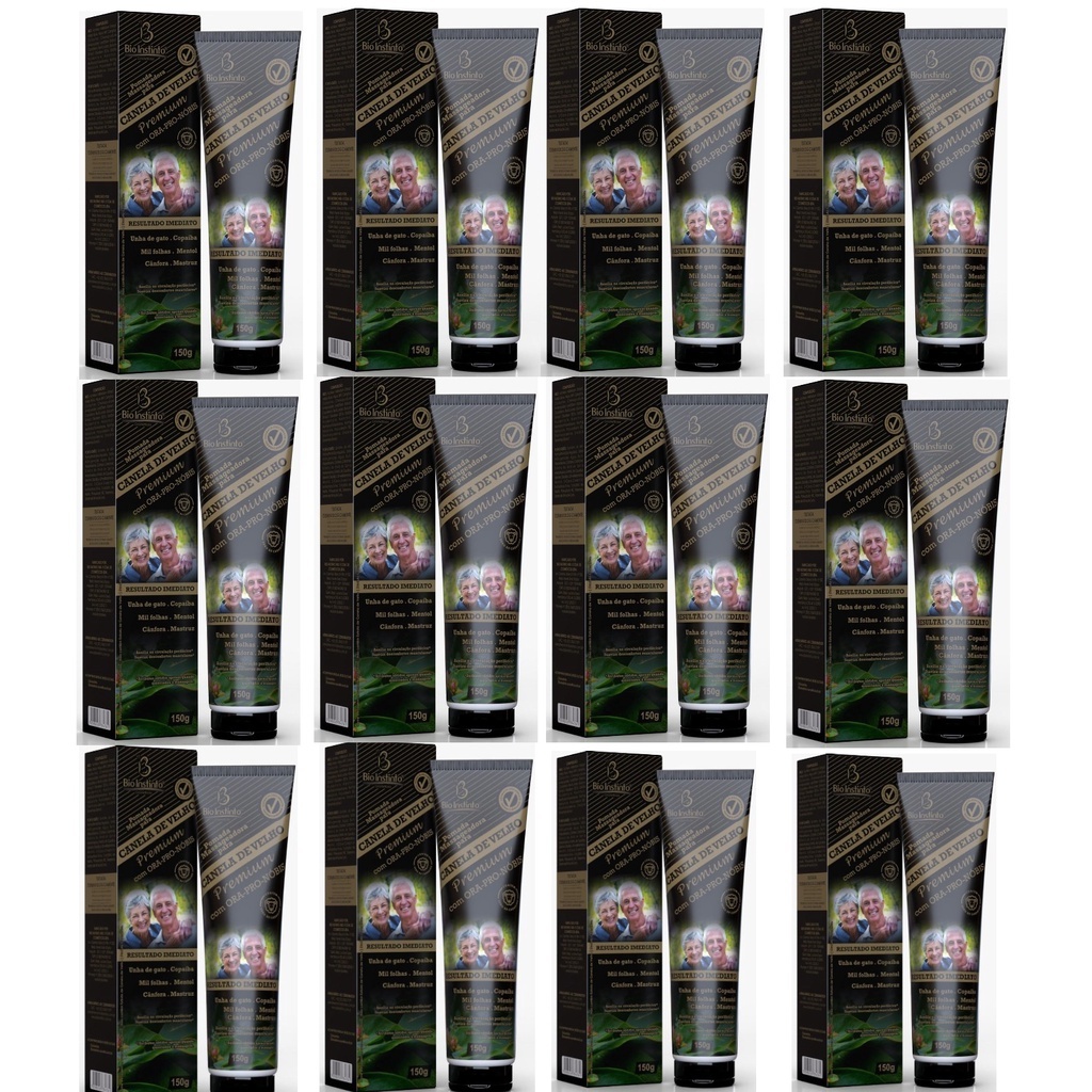 Canela de Velho Premium com Ora Pro Nobis 150g - 12 unidades