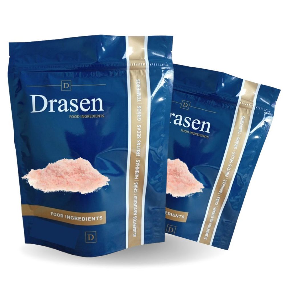 Kit 2Kg Sal Rosa Fino Do Himalaia Iodado - Drasen Food em Oferta na Shopee
