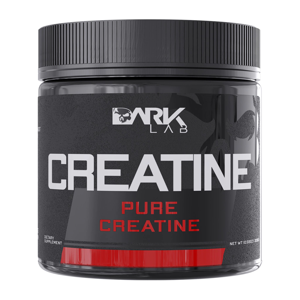 Detalhes do Creatina Monohidratada 100% Pura 300g Camiseta Preta Dry-Fit - Dark Lab