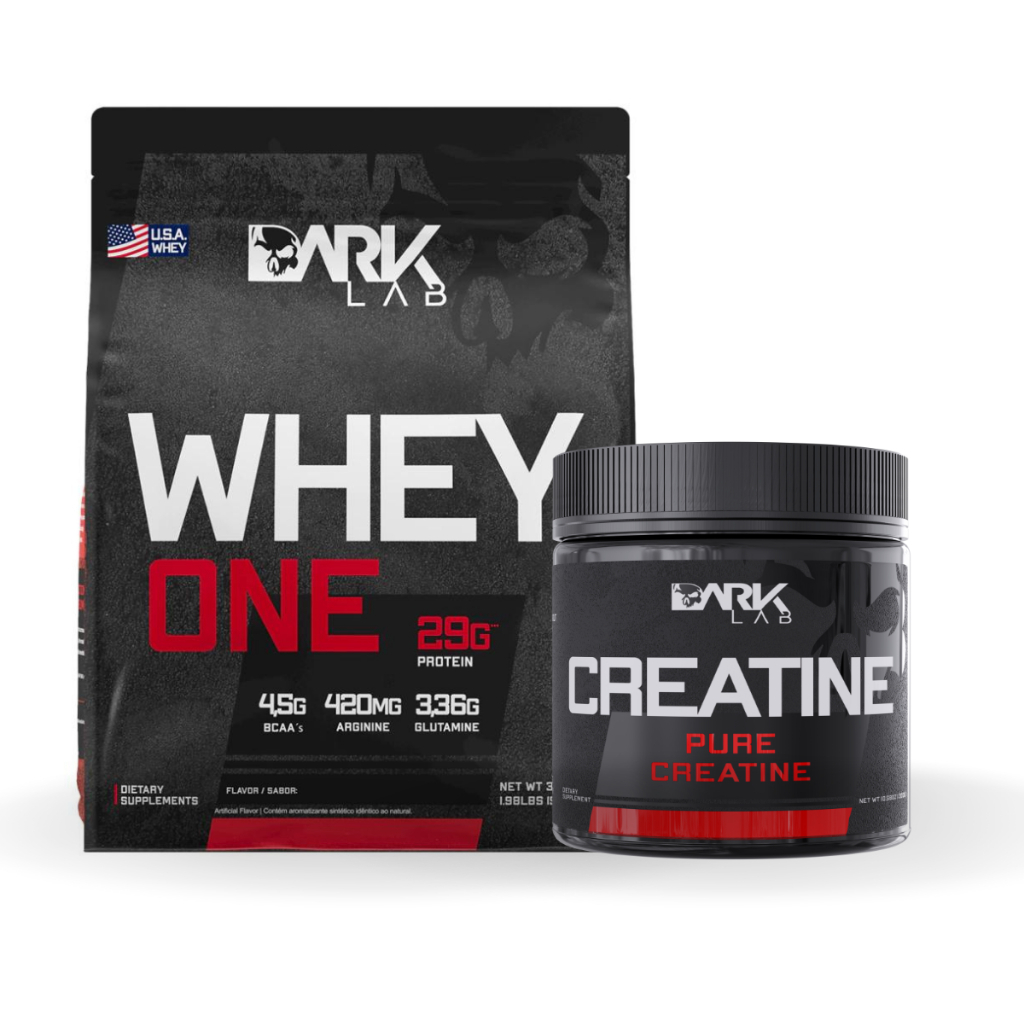 Kit Whey Protein One Refil 900g + Creatina Monohidratada Pura 150g - Dark Lab - Health