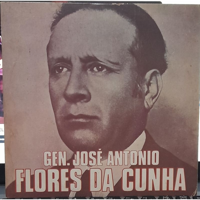DISCO DE VIK8L-COMPACT DISC-7PL-33 RPM-GEN.JOSE ANTONIO FLORES DA CUNHA(1980)-CONSERVADO